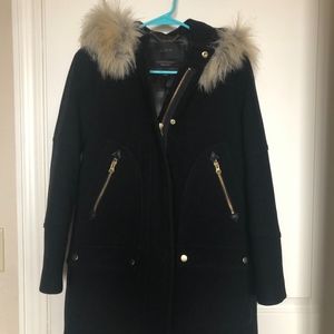 J. Crew Chateau Parka in Stadium-Cloth EUC 4P